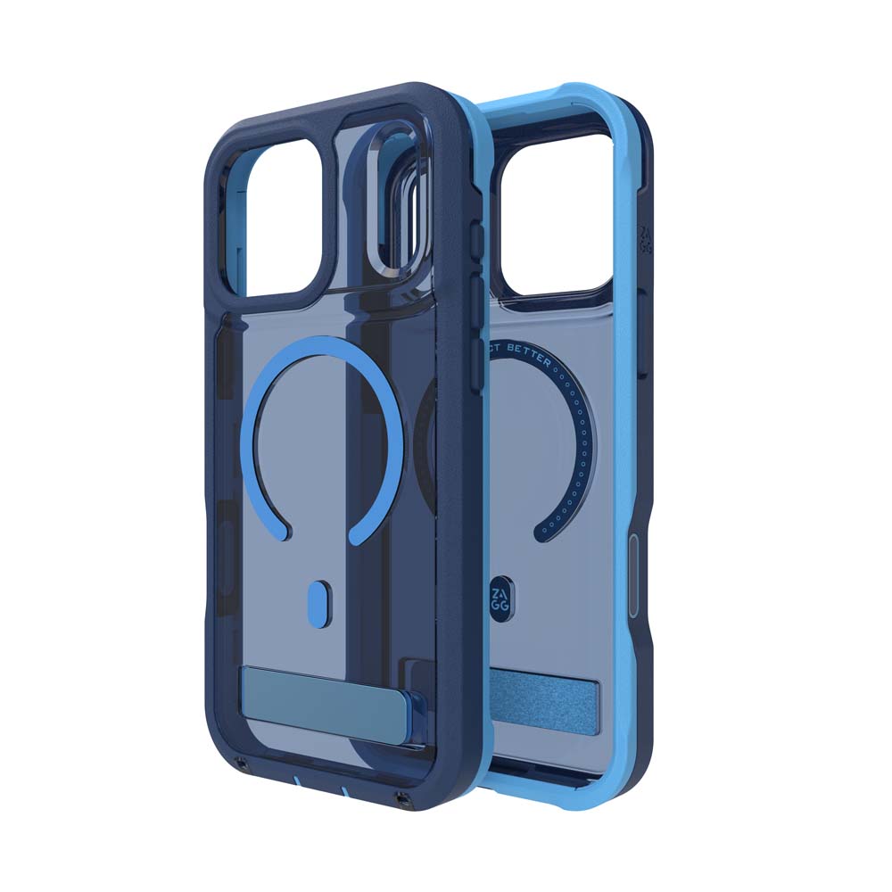 ZAGG Rainier Snap KickStand Case for iPhone 17 Pro Max - Cobalt Horizon
