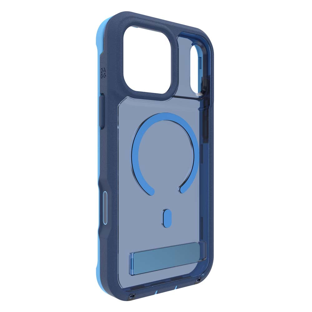 ZAGG Rainier Snap KickStand Case for iPhone 17 Pro Max - Cobalt Horizon