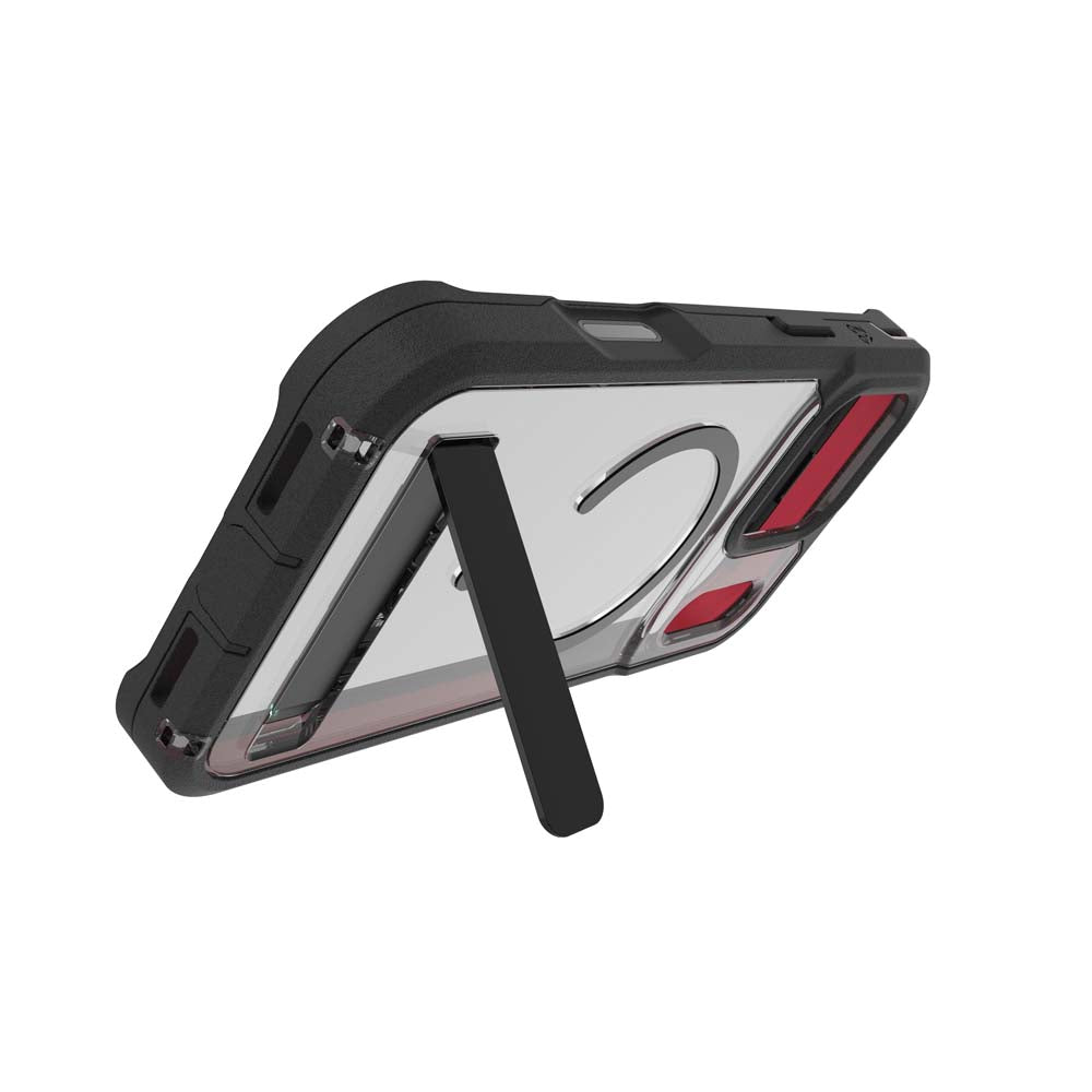 ZAGG Rainier Snap KickStand Case for iPhone 17 Pro Max - Smoke Black