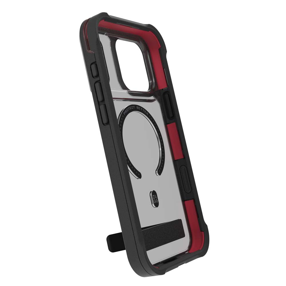 ZAGG Rainier Snap KickStand Case for iPhone 17 Pro Max - Smoke Black