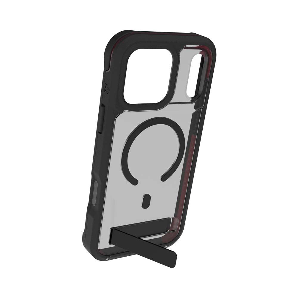 ZAGG Rainier Snap KickStand Case for iPhone 17 Pro Max - Smoke Black