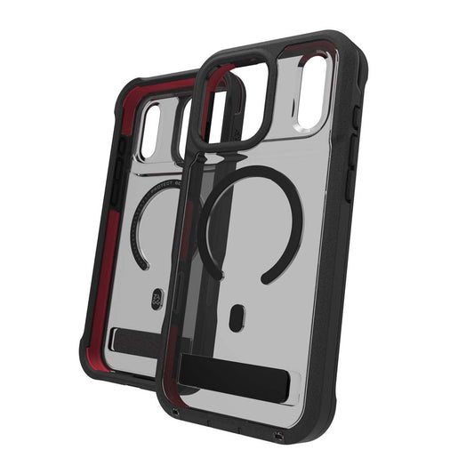 ZAGG Rainier Snap KickStand Case for iPhone 17 Pro Max - Smoke Black