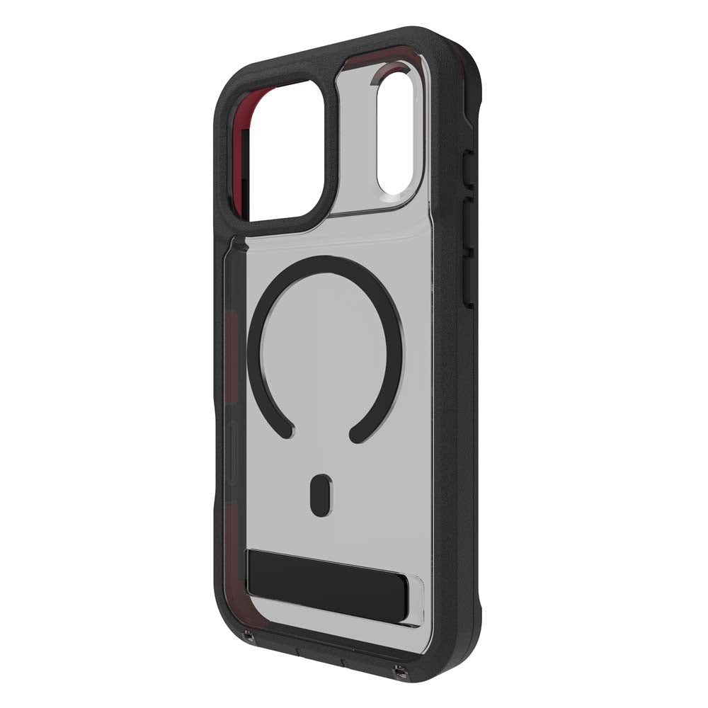 ZAGG Rainier Snap KickStand Case for iPhone 17 Pro Max - Smoke Black