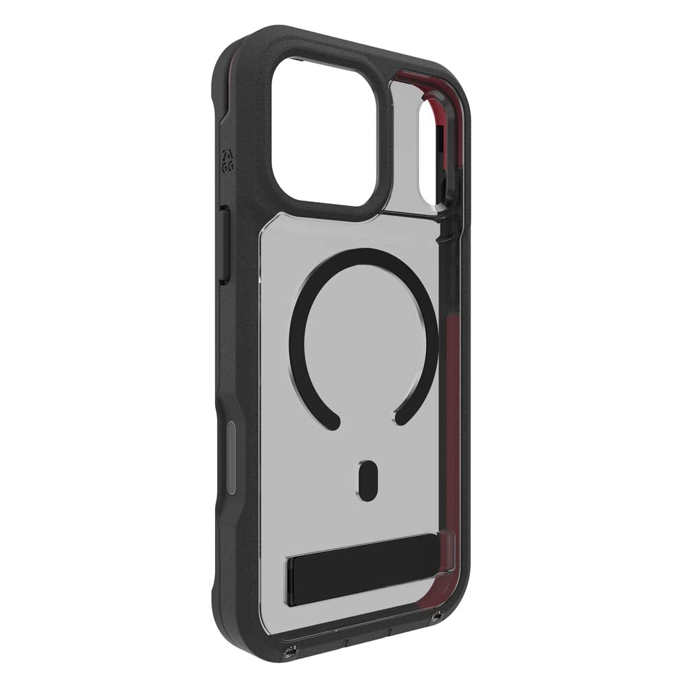 ZAGG Rainier Snap KickStand Case for iPhone 17 Pro Max - Smoke Black