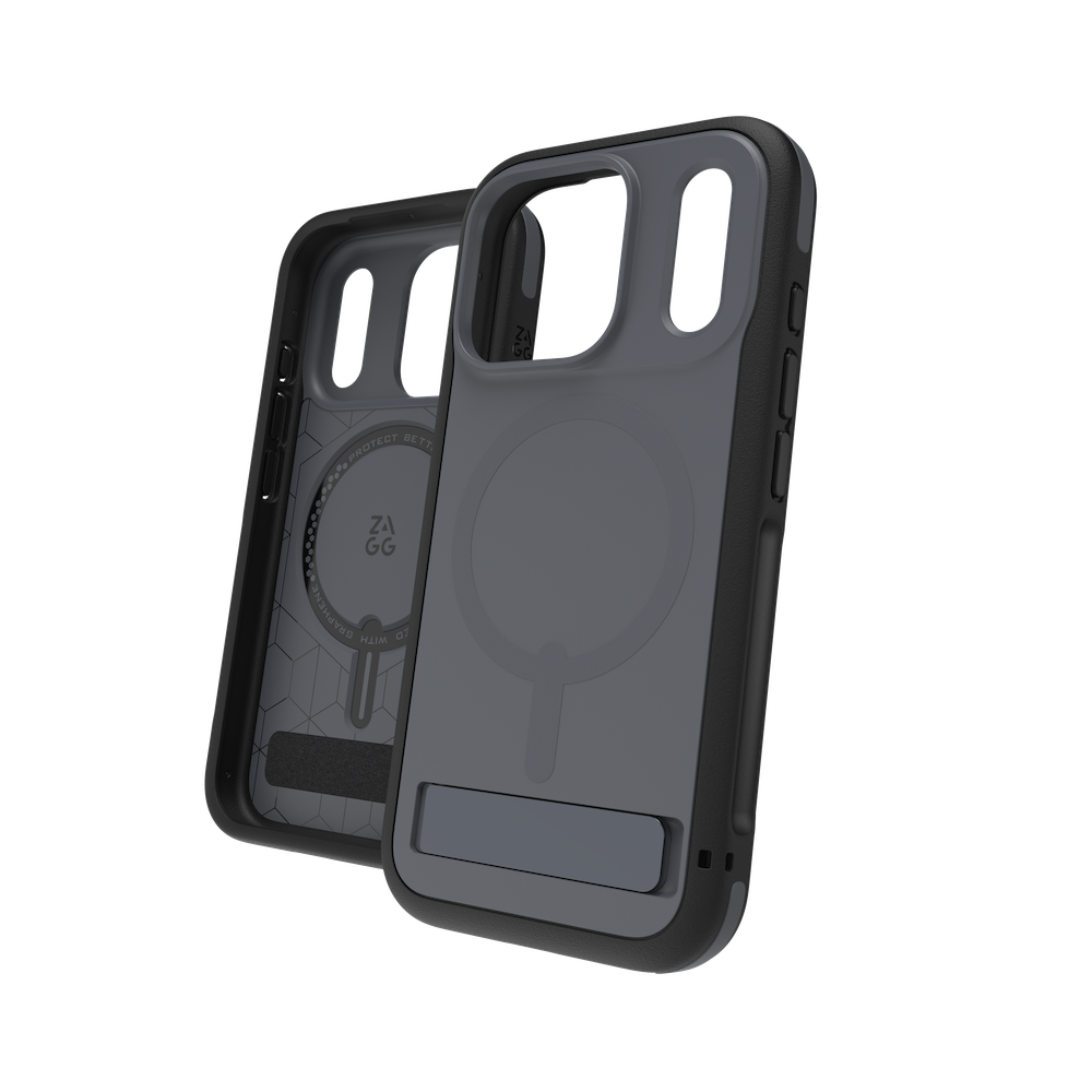 ZAGG Sedona Snap KickStand Case iPhone 17 Pro Charcoal