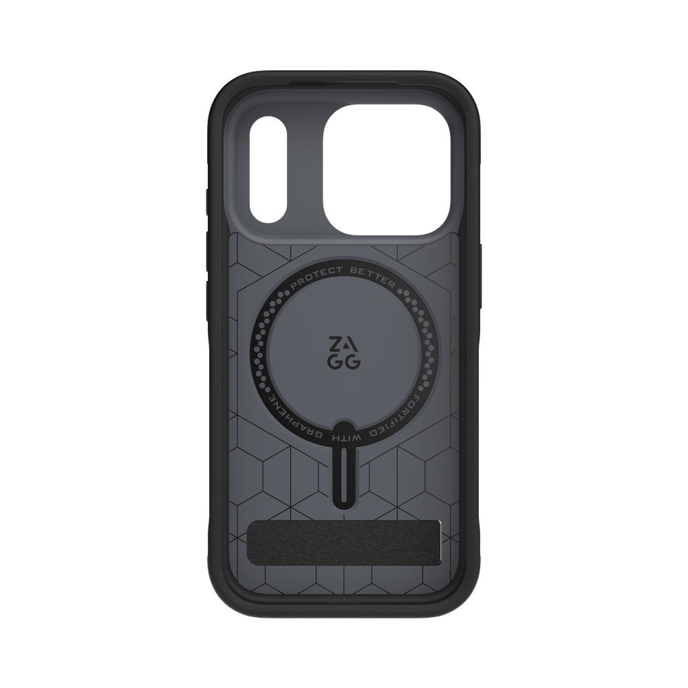 ZAGG Sedona Snap KickStand Case iPhone 17 Pro Charcoal