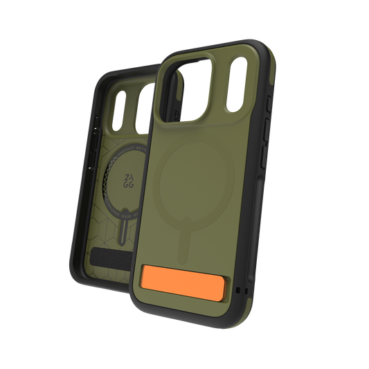 ZAGG Sedona Snap KickStand Case iPhone 17 Pro Sea Kelp