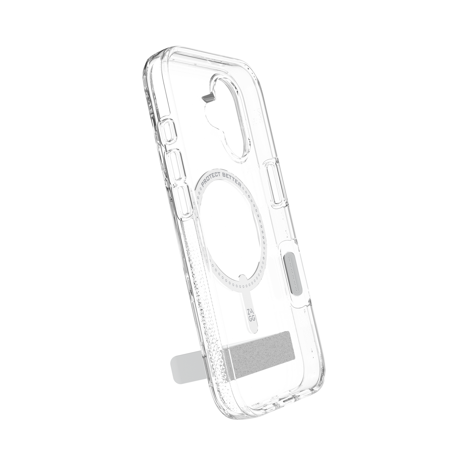 ZAGG Crystal Palace Snap KickStand Case for iPhone 17 - Clear