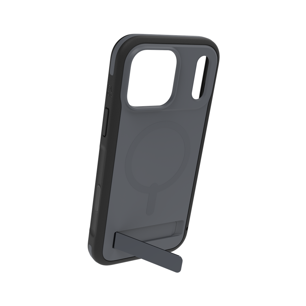 ZAGG Sedona Snap KickStand Case iPhone 17 Pro Max Charcoal