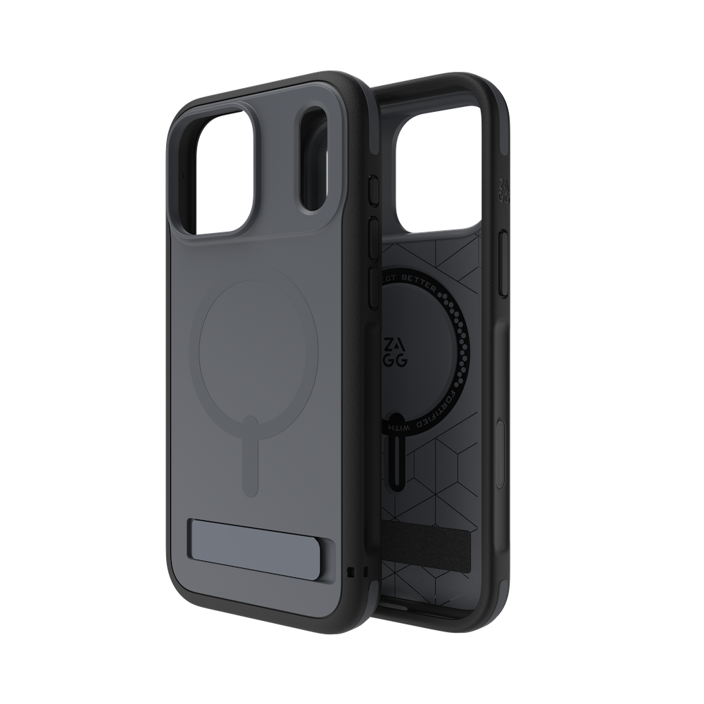 ZAGG Sedona Snap KickStand Case iPhone 17 Pro Max Charcoal