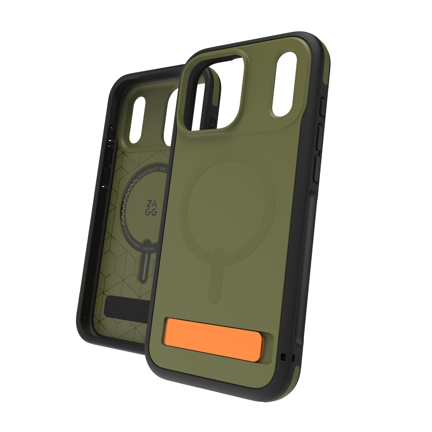 ZAGG Sedona Snap KickStand Case iPhone 17 Pro Max Sea Kelp
