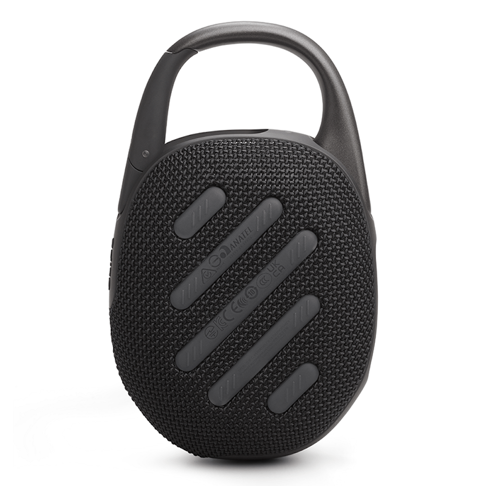 JBL Clip 5 Portable Bluetooth Speaker - Black & Orange