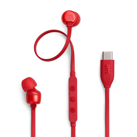 JBL Tune 310C USB-C Earphone Red