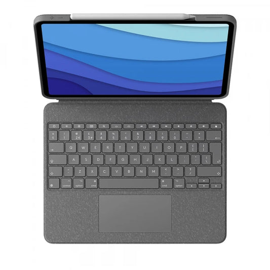Logitech Combo Touch For iPad Pro 12.9-inch (5th Gen) - Oxford Grey