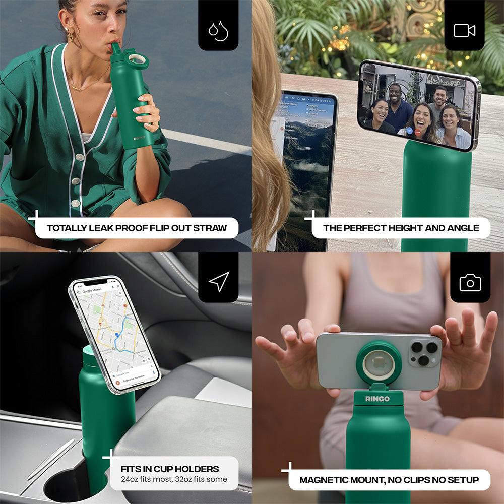 Ringo Pro 24oz Magsafe Bottle - Green