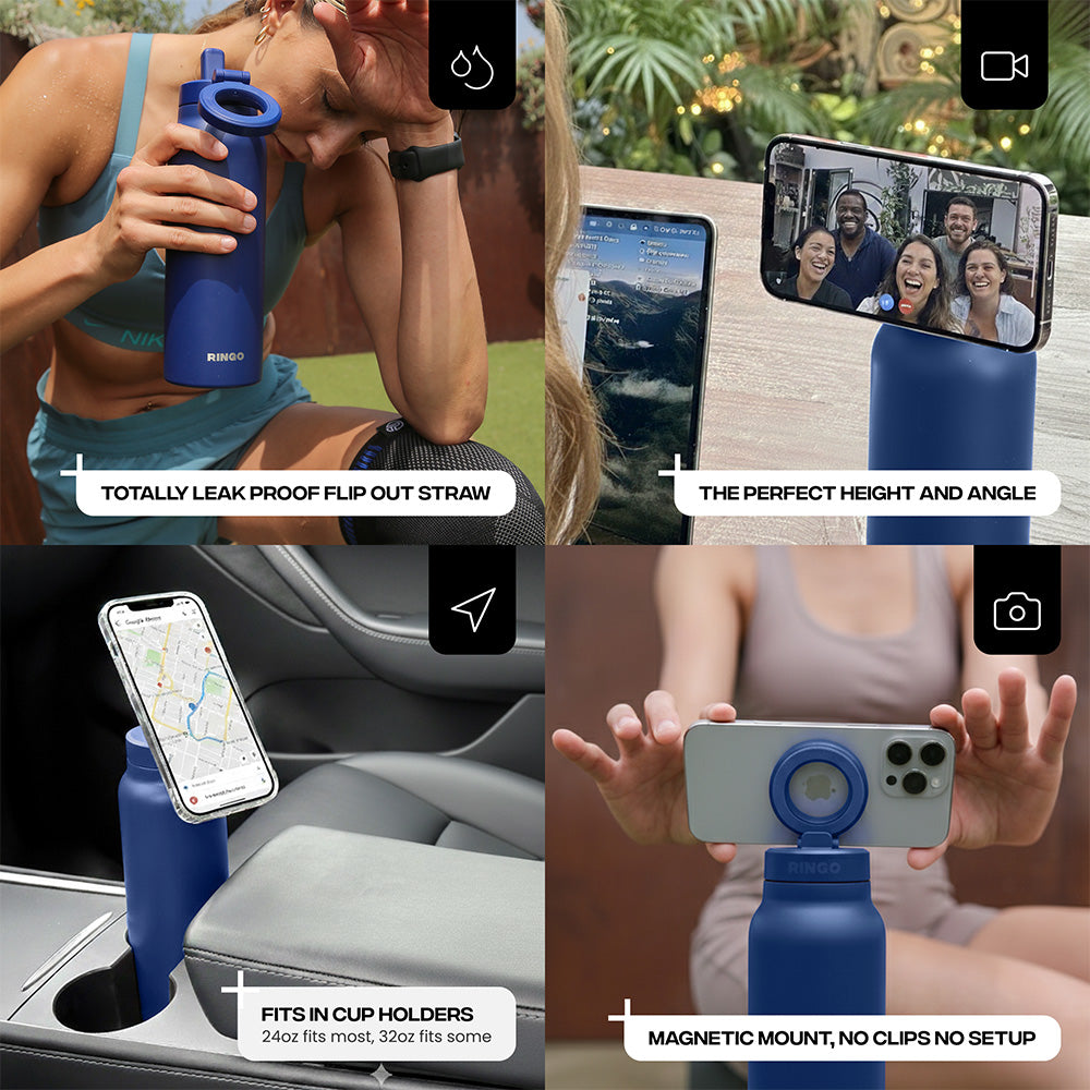 Ringo Pro 24oz Magsafe Bottle - Blue