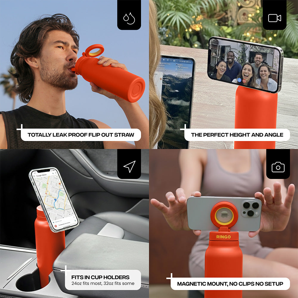 Ringo Pro 24oz Magsafe Bottle - Orange