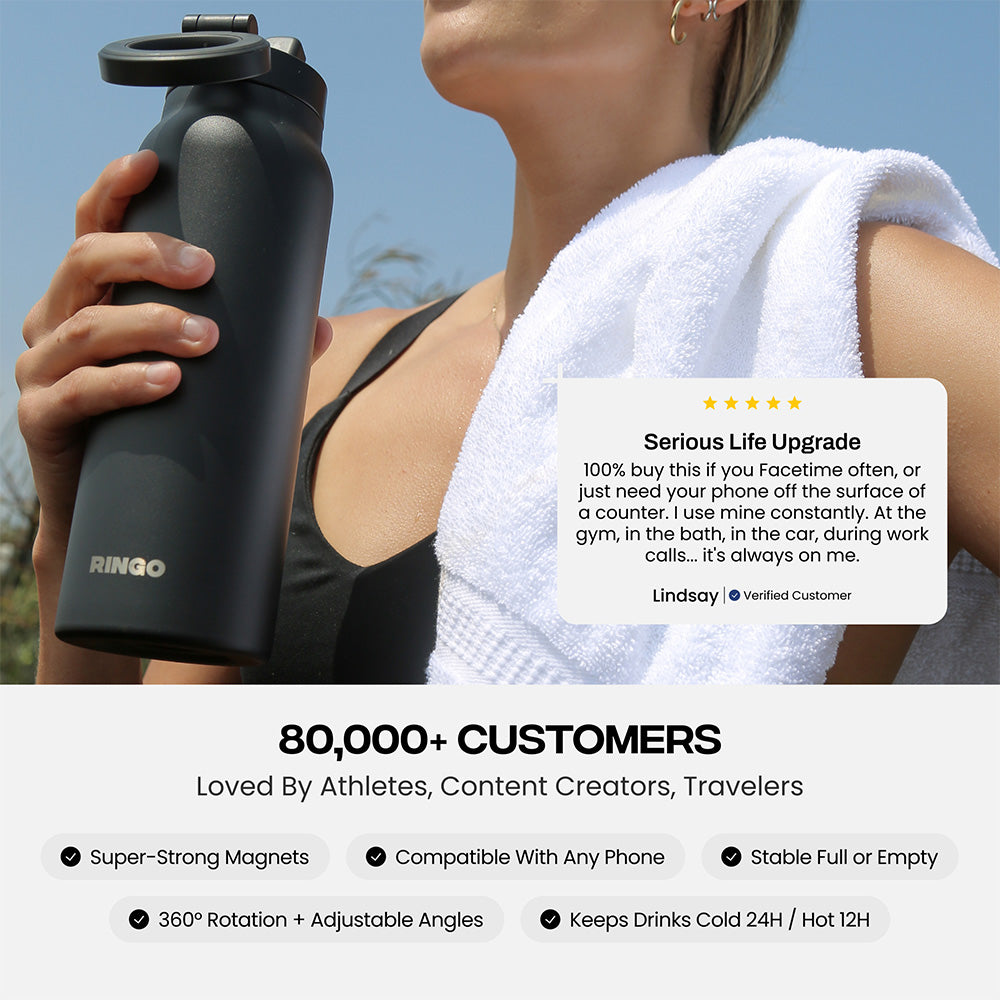 Ringo Pro 24oz Magsafe Bottle - Black