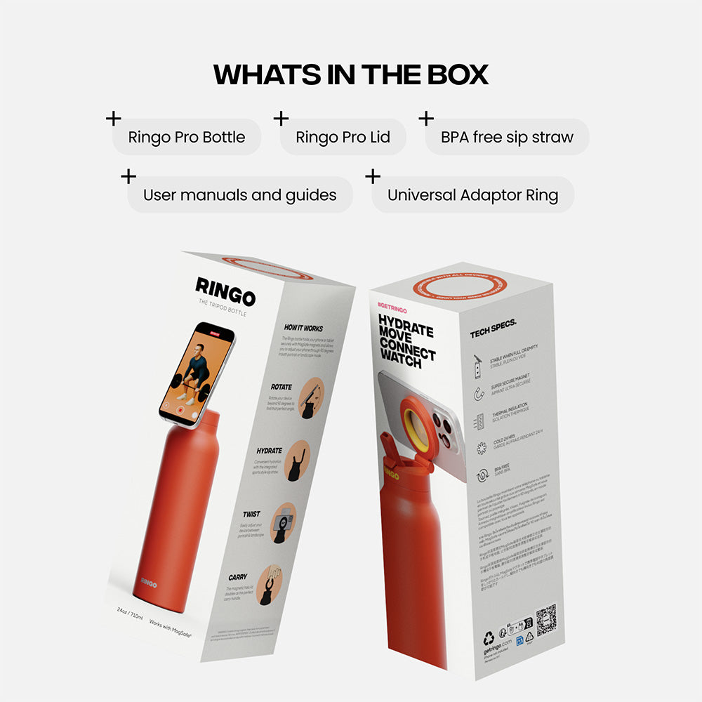 Ringo Pro 24oz Magsafe Bottle - Orange