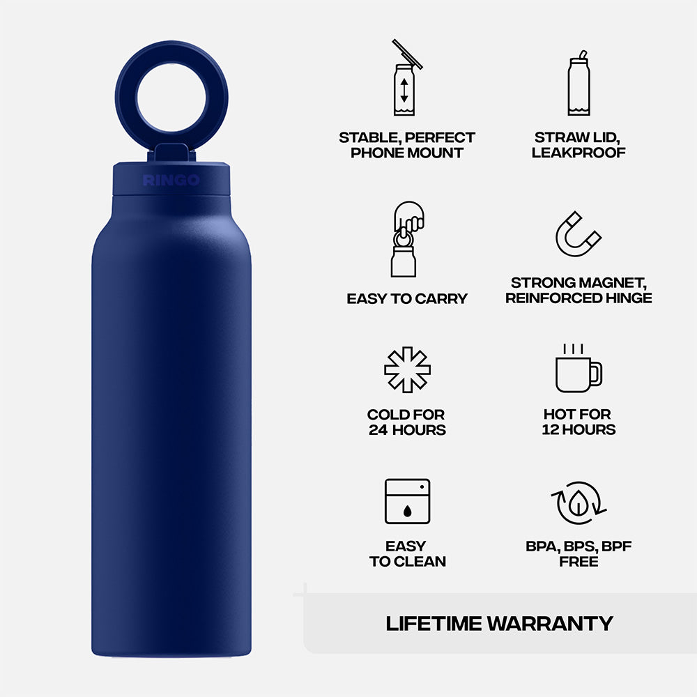 Ringo Pro 24oz Magsafe Bottle - Blue