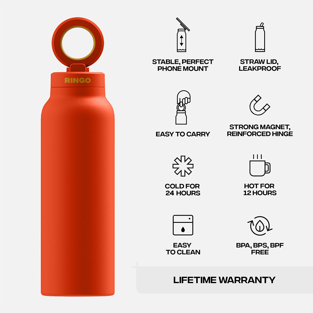 Ringo Pro 24oz Magsafe Bottle - Orange