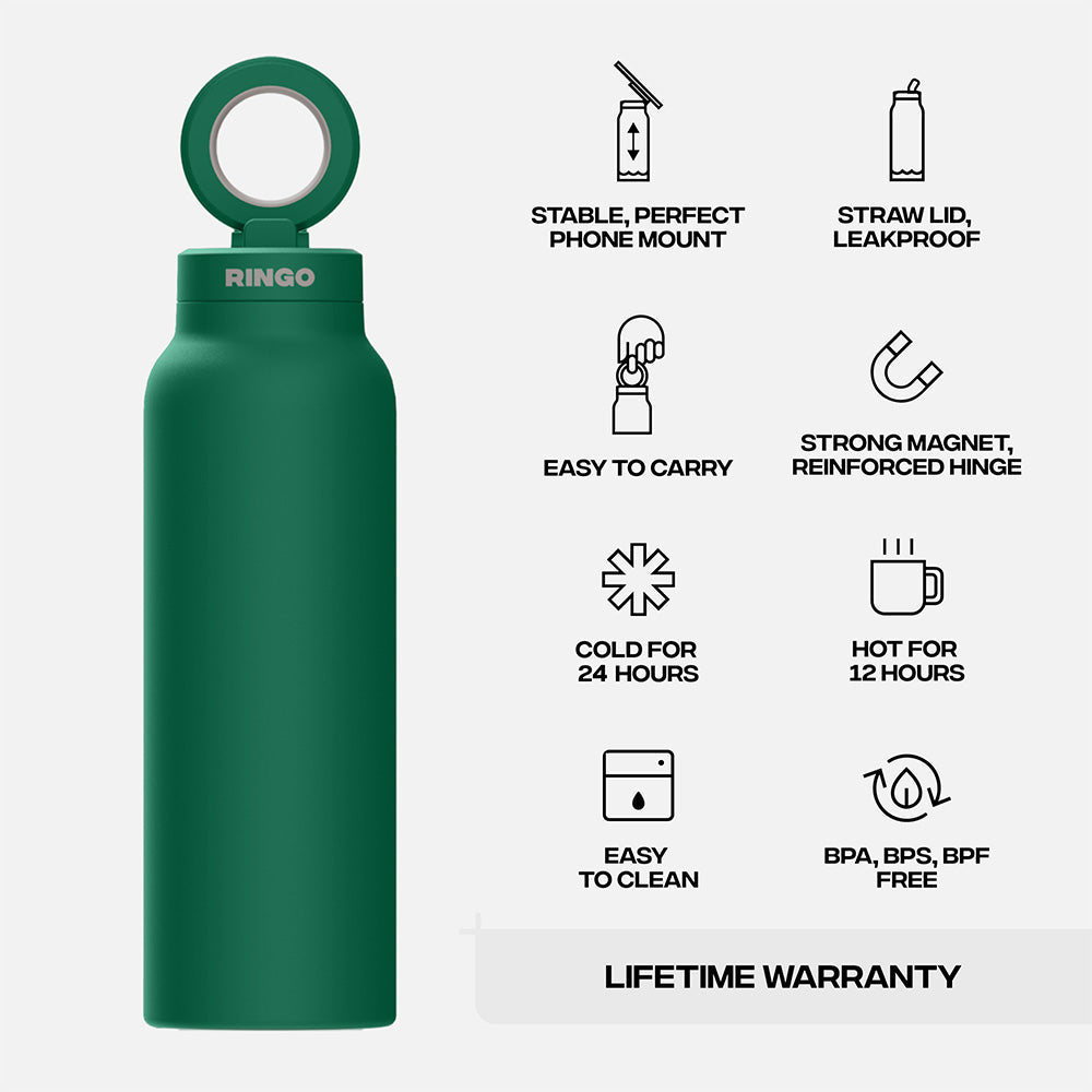 Ringo Pro 24oz Magsafe Bottle - Green